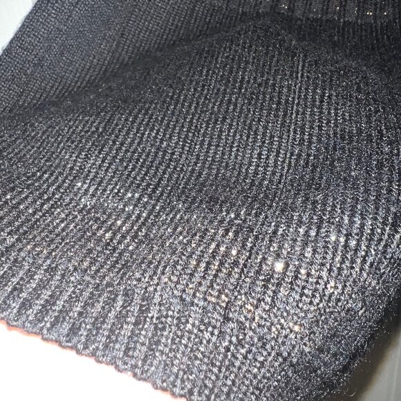 Nine West Bolero Bell Sleeves Crop Jacket/Cardigan Sweater-Black/Copper-Large - Picture 4 of 16